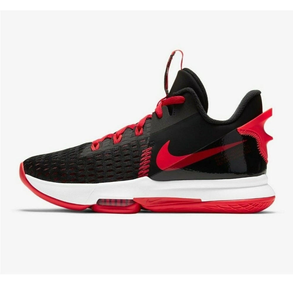 Nike Mens LeBron Witness 5 CQ9380-005 Black Basketball Shoes Sneakers Size 10.5